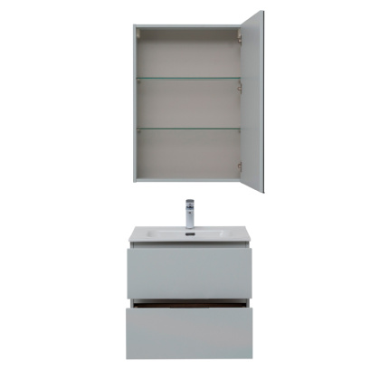 Мебель для ванной Aquanet Алвита New 60 2 ящика, серый Мебель для ванной Aquanet Алвита New 60 2 ящика, серый