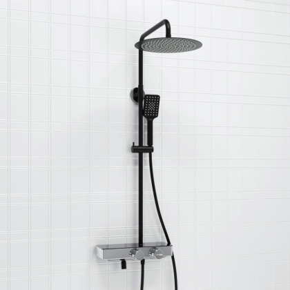 A114.160.130.CB Thermo Душевой комплект с термостатическим смесителем A114.160.130.CB Thermo Душевой комплект с термостатическим смесителем