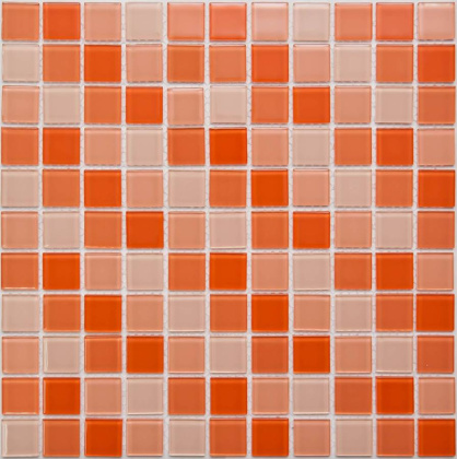 Мозаика S-462 стекло (25*25*4) 300*300 