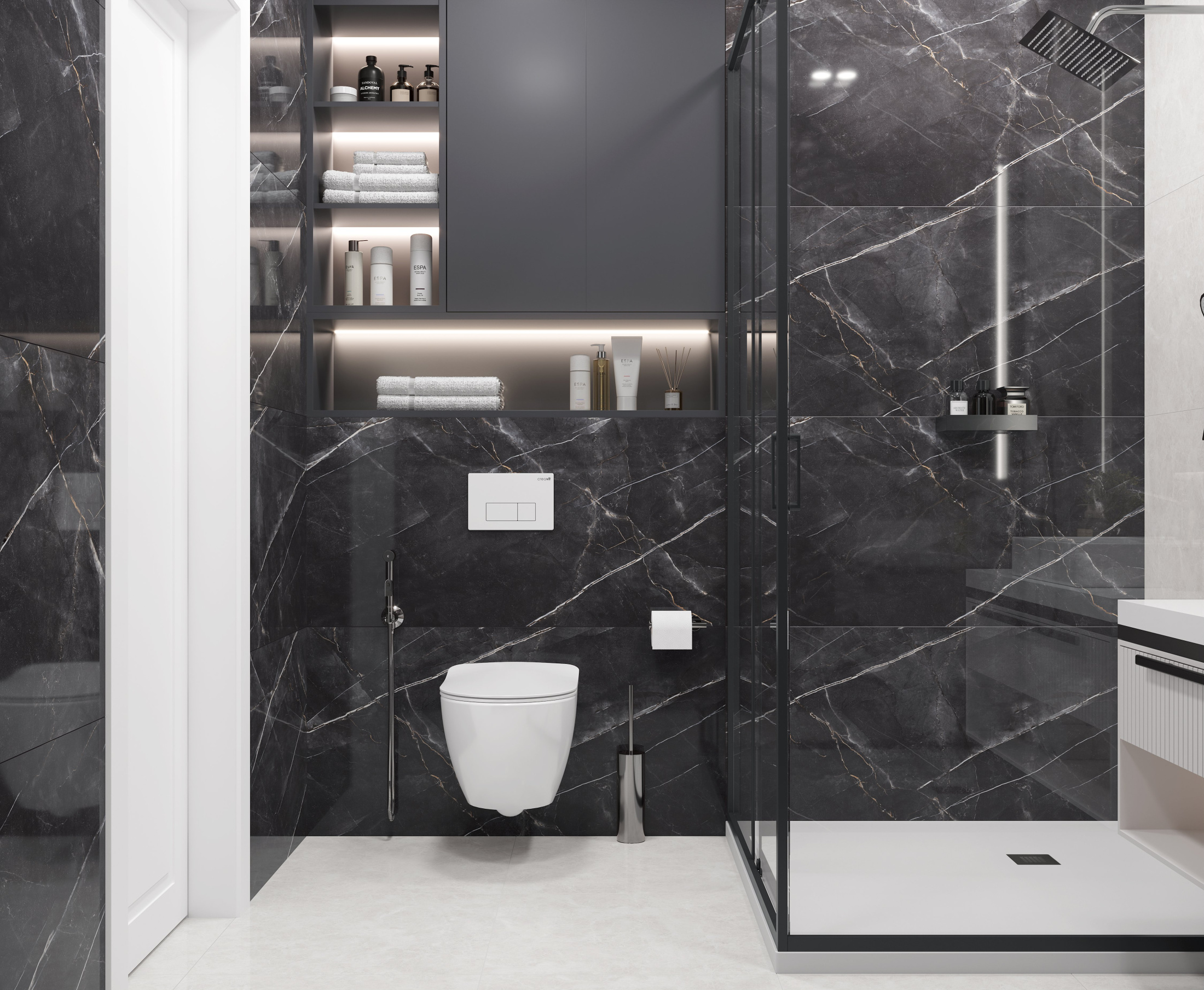 Zodiac Керамогранит темно-серый 60x60 Полированный