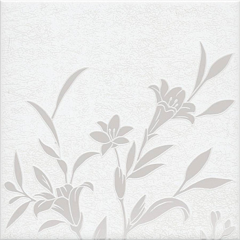 Декор Барберино 5 белый глянцевый 20x20x0,69 Декор Барберино 5 белый глянцевый 20x20x0,69