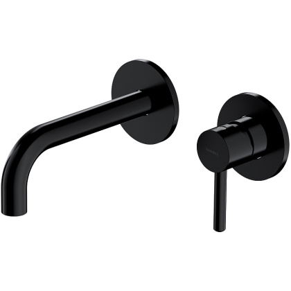 Смеситель для умывальника скрытого монтажа OMNIRES Y Y1215HBL (черный)