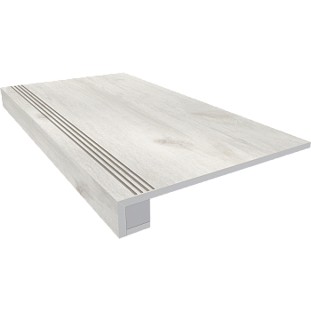 Комплект (Ступень DA00 (33x120) непол. (прямоугол. бортик) с насечками + Подступенок (14,5x120)) Комплект (Ступень DA00 (33x120) непол. (прямоугол. бортик) с насечками + Подступенок (14,5x120))