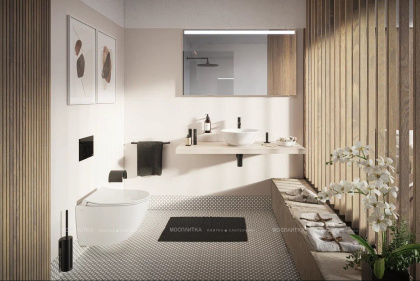 Столешница подвесная 120 см, темный вяз