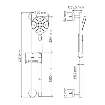 A144 Душевой комплект Wasserkraft