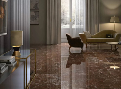 Риальто бордо лаппатированный обрезной 60x60x0,9