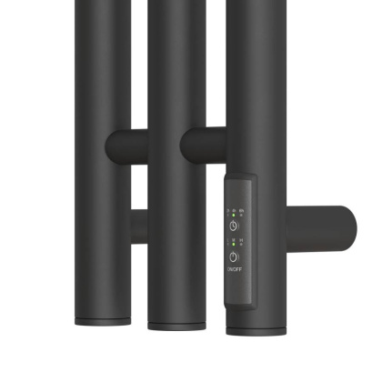 Полотенцесушитель электрический Point Деметра PN12822B П3 120x1200 диммер справа, черный Полотенцесушитель электрический Point Деметра PN12822B П3 120x1200 диммер справа, черный