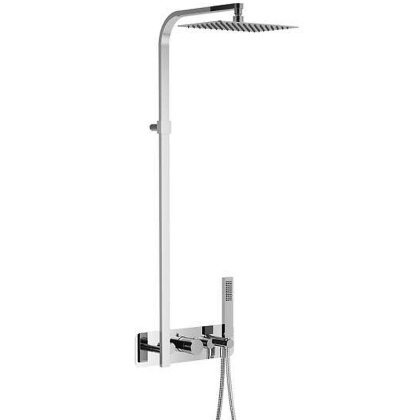 Термостатическая душевая система скрытого монтажа EXCELLENT Rain Krotos AREX.8081CR (хром) Термостатическая душевая система скрытого монтажа EXCELLENT Rain Krotos AREX.8081CR (хром)