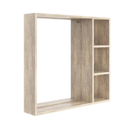 Шкаф-зеркало Onika Тимбер 70 дуб сонома, универсальный Шкаф-зеркало Onika Тимбер 70 дуб сонома, универсальный