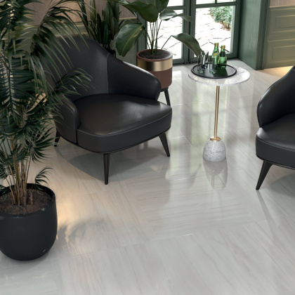 Белем серый светлый натуральный обрезной 60x60x0,9