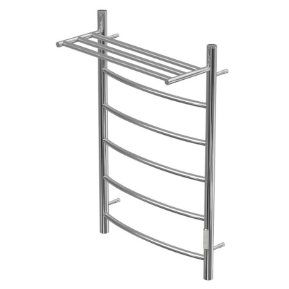 Полотенцесушитель электрический Point Афина PN04858P П5 500x800 с полкой, диммер справа, хром Полотенцесушитель электрический Point Афина PN04858P П5 500x800 с полкой, диммер справа, хром