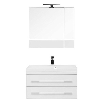 Мебель для ванной Aquanet Верона 75 белый (подвесной 2 ящика)