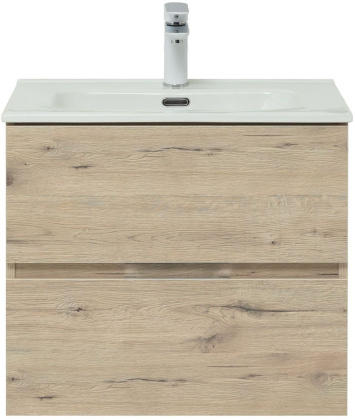 Тумба под раковину Aquanet Алвита New 60 2 ящика, дуб веллингтон белый Тумба под раковину Aquanet Алвита New 60 2 ящика, дуб веллингтон белый