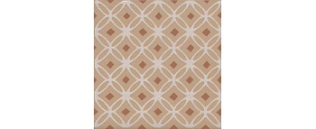 Декор VT\C607\1337 Агуста  1 оранжевый матовый 9,8см*9,8см*7мм (1уп/30шт/), шт