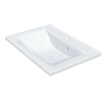 Раковина VCB-3M650W из искусственного камня, цвет белый Раковина VCB-3M650W из искусственного камня, цвет белый