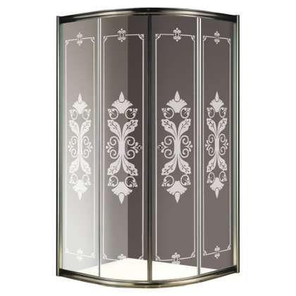 GIUBILEO-R-2-100-SCORREVOLE-CP-Br Душевой уголок GIUBILEO-R-2-100-SCORREVOLE-CP-Br Душевой уголок