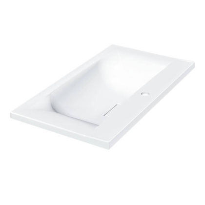 Раковина VCB-3M800W из искуственного камня, цвет белый Раковина VCB-3M800W из искуственного камня, цвет белый