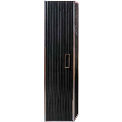 Пенал MONACO черный глянец + хром без ножек 868-BCR Boheme