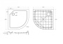 Поддон SMC CEZARES TRAY-SMC-R-80-550-150-W Поддон SMC CEZARES TRAY-SMC-R-80-550-150-W