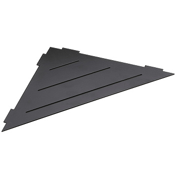 Душевая полка Bemeta Cytro 101302420 угловая, Черная матовая