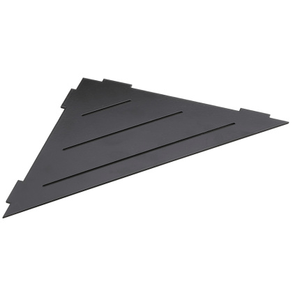 Душевая полка Bemeta Cytro 101302420 угловая, Черная матовая