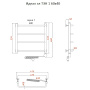Полотенцесушитель Идеал эл ТЭН 1 60*40 (ЛЦ5) Полотенцесушитель Идеал эл ТЭН 1 60*40 (ЛЦ5)