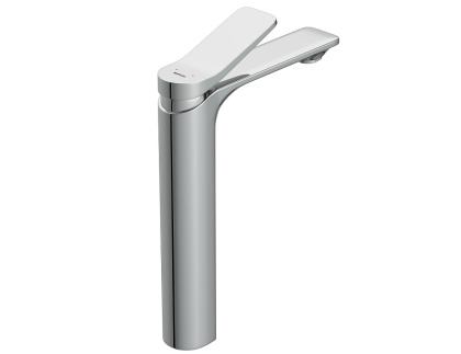 Смеситель для раковины высокий ODRA однорычажный клик клак