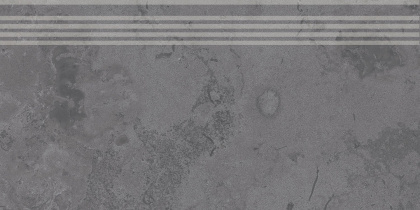 Ступень Про Лаймстоун серый темный натуральный обрезной 30x60x0,9