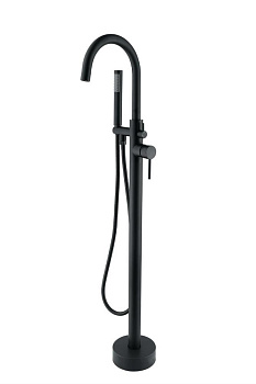 Смеситель для ванны/душа Orange Steel M99-336b напольный, черный Смеситель для ванны/душа Orange Steel M99-336b напольный, черный