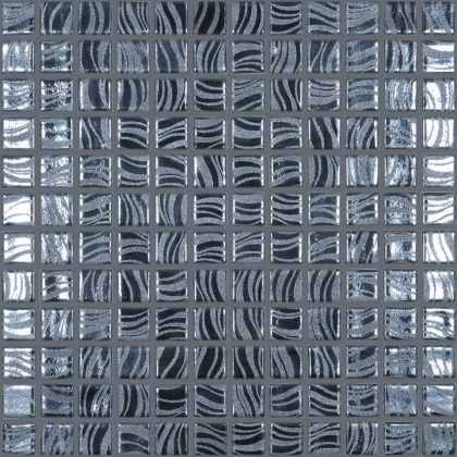 Стеклянная мозаика 7803 Glitter Black 25x25, Glitter