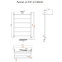 Полотенцесушитель Аспект эл ТЭН 1 П 80*50 (ЛЦ6) Полотенцесушитель Аспект эл ТЭН 1 П 80*50 (ЛЦ6)
