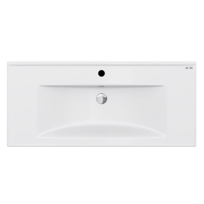 M85AWCC1002WG X-Joy, Раковина мебельная, керамическая, 100 см, встроенная, цвет: Белый, глянец