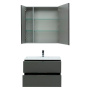 Мебель для ванной Aquanet Алвита 80 серый антрацит Мебель для ванной Aquanet Алвита 80 серый антрацит