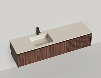 Подвесная тумба Domino 1800, шпон, Onda Plus