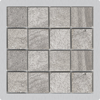 Решетка для cливных трапов из нержавеющей стали 92×92 мм, под кладку плитки 