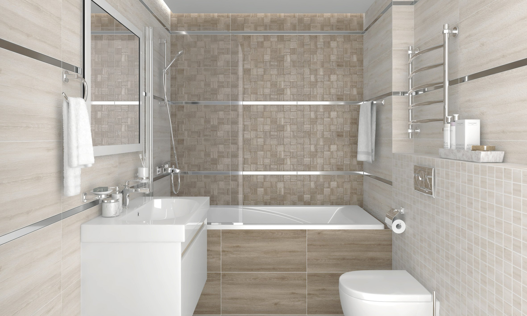 Timber Мозаика коричневый 30х30