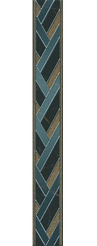 Бордюр MLD\В99\7200 Алькала черный 6.3*50*8 (уп\22шт), шт