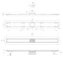 BB-LD-LUCE-70-CR Душевой лоток BELBAGNO LUCE 70 см Исполнение: Хром матовый  BB-LD-LUCE-70-CR Душевой лоток BELBAGNO LUCE 70 см Исполнение: Хром матовый