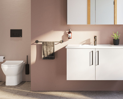 Origin Держатель полотенец, цвет черный матовый