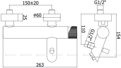 Смеситель для ванны с душем Paffoni Jo JO022NO Смеситель для ванны с душем Paffoni Jo JO022NO