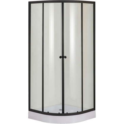 Душевой уголок Orange E01-100TB с поддоном 98х98х205 стекло прозрачное