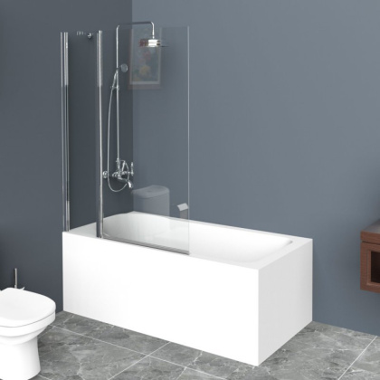 Душевая шторка на ванну BelBagno UNO-V-11-90/150-C-Cr Душевая шторка на ванну BelBagno UNO-V-11-90/150-C-Cr