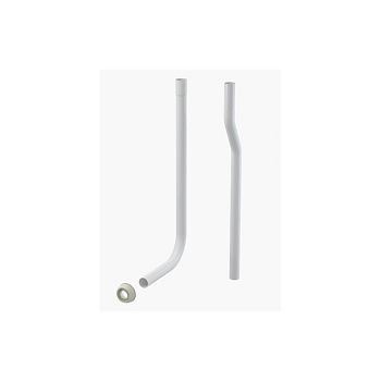 Водосливная труба DN32, состоящая из двух частей + прокладка гофрированная