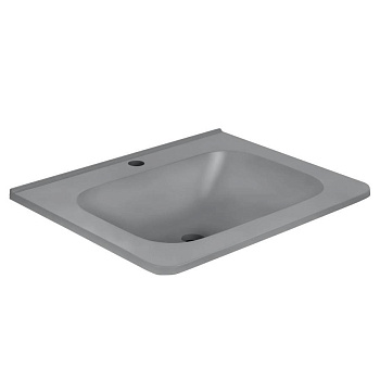 Раковина VCB-2VP600G из кварцевого камня, цвет серый Раковина VCB-2VP600G из кварцевого камня, цвет серый