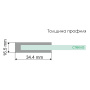 Leine 35P01-80WHITE Стеклянная шторка на ванну Wasserkraft Leine 35P01-80WHITE Стеклянная шторка на ванну Wasserkraft