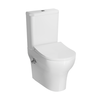 Комплект напольного унитаза Serenada, сиденье микролифт, механизм 3/6 л