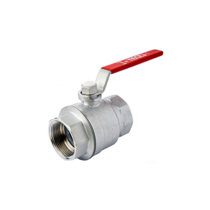 Кран шаровый полнопроходной, резьба внутр./внутр, хром., ручка -рычаг, красный, 2" Кран шаровый полнопроходной, резьба внутр./внутр, хром., ручка -рычаг, красный, 2"