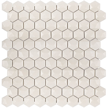 Стеклянная мозаика MATT 904D HONEY, Hexagon