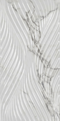 Коррер белый глянцевый структура обрезной 30x60x1