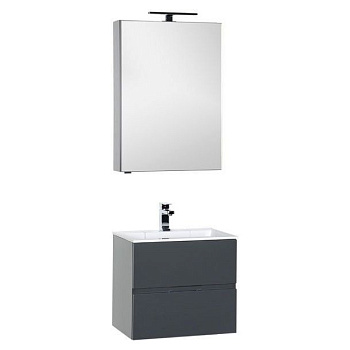 Мебель для ванной Aquanet Алвита 60 серый антрацит Мебель для ванной Aquanet Алвита 60 серый антрацит